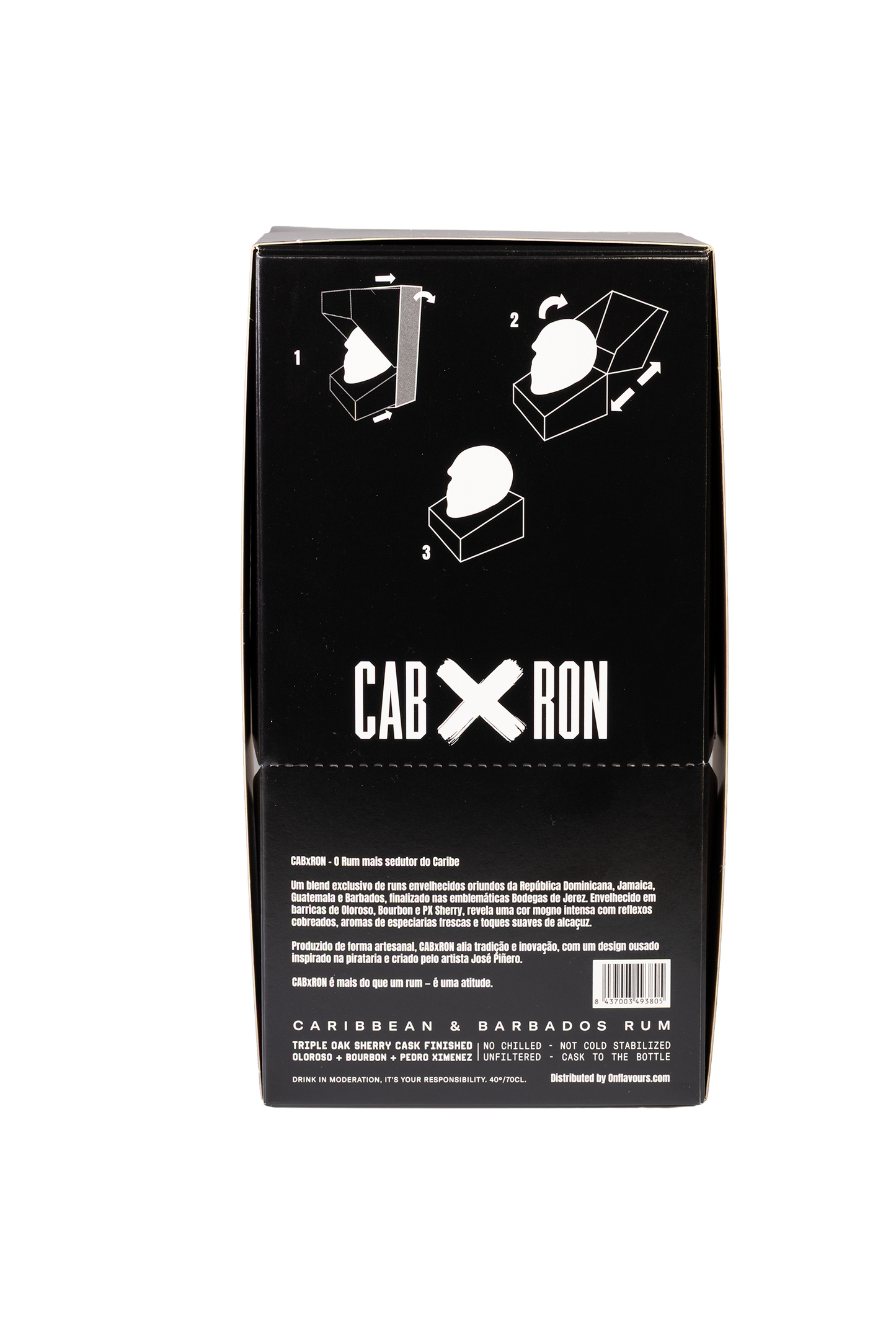 CABxRON - CARIBBEAN & BARBADOS RUM - 40% / 70 CL