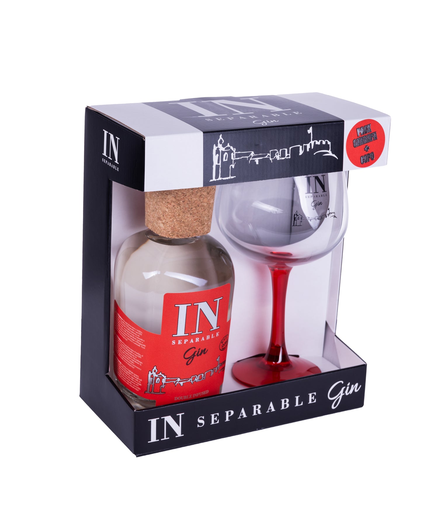 PACK GIN INSEPARABLE + COPO