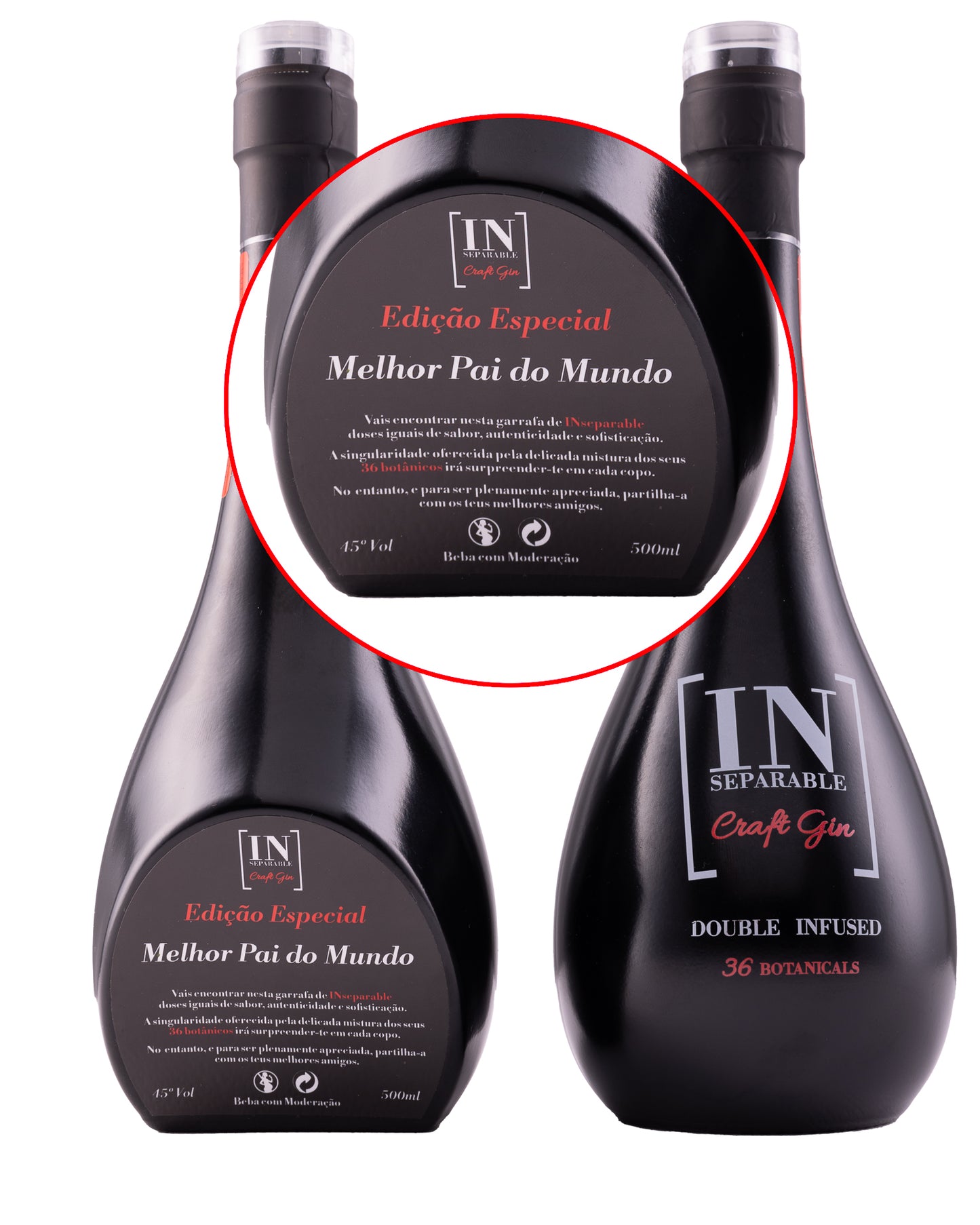 GIN INSEPARABLE 50cl - Garrafa Personalizada