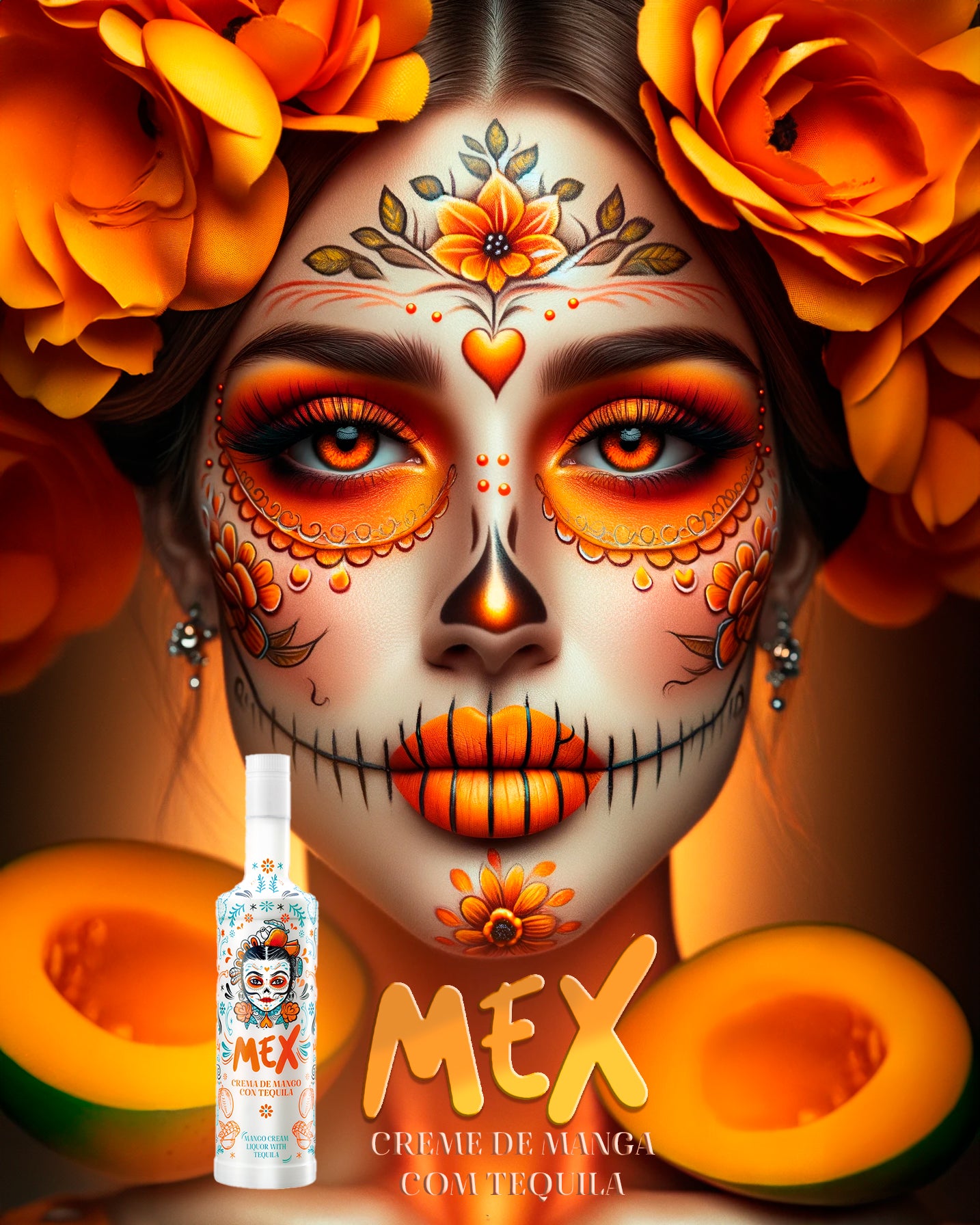 BEBIDA COM TEQUILA - MEXCREAM MANGA 15% Vol  70 cl