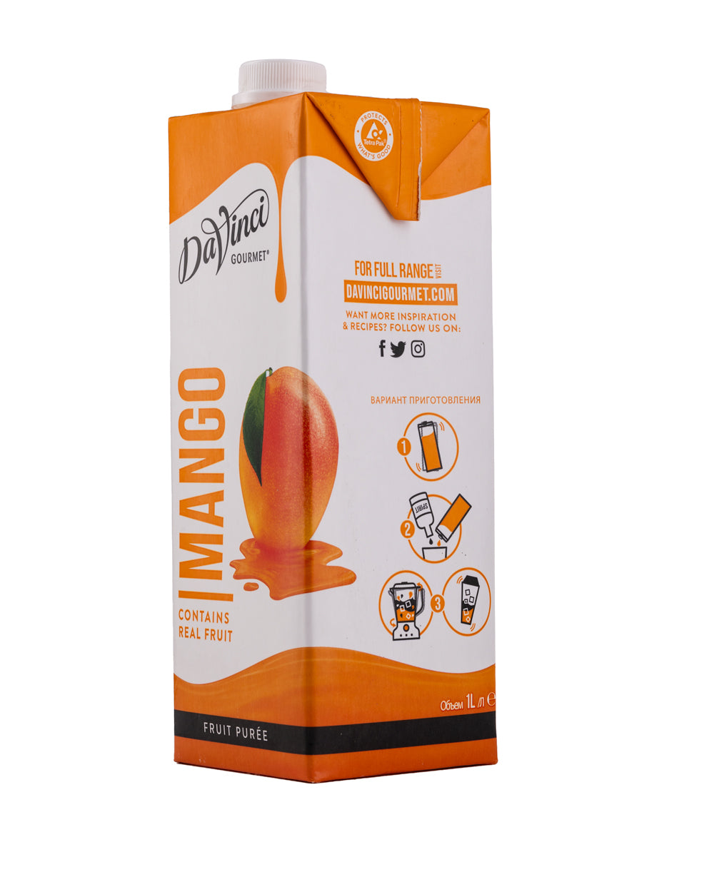 PURÉ DE FRUTA DaVinci Manga 1L
