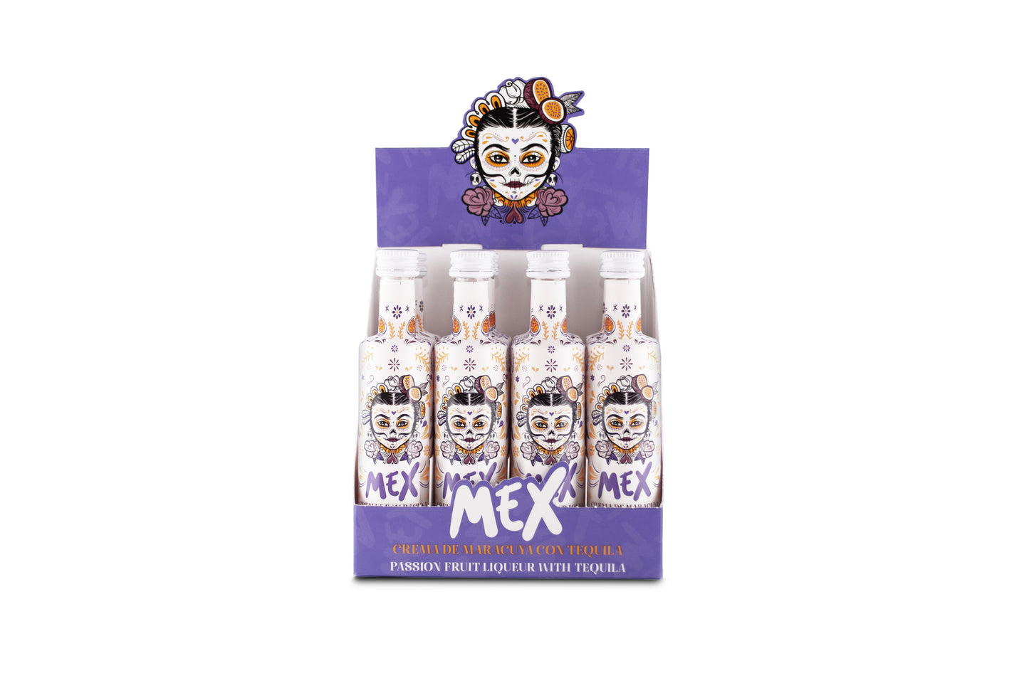 MEX Creme de Maracujá com Tequila 5 cl – Caixa de 12 Mini MEX (Cópia)