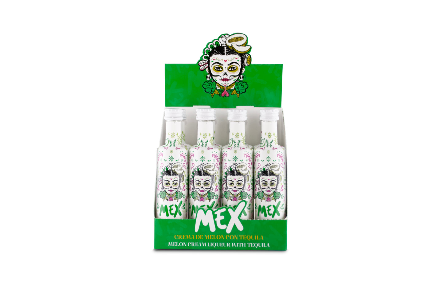 MEX Creme de Melão com Tequila 5 cl – Caixa de 12 Mini MEX