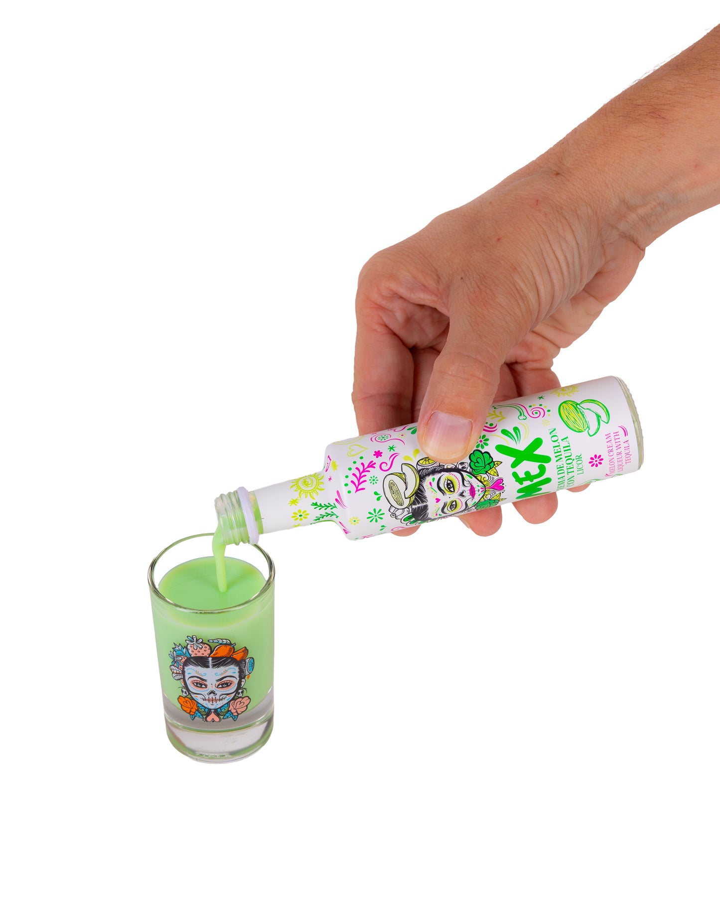 MEX Creme de Melão com Tequila 5 cl – Caixa de 12 Mini MEX
