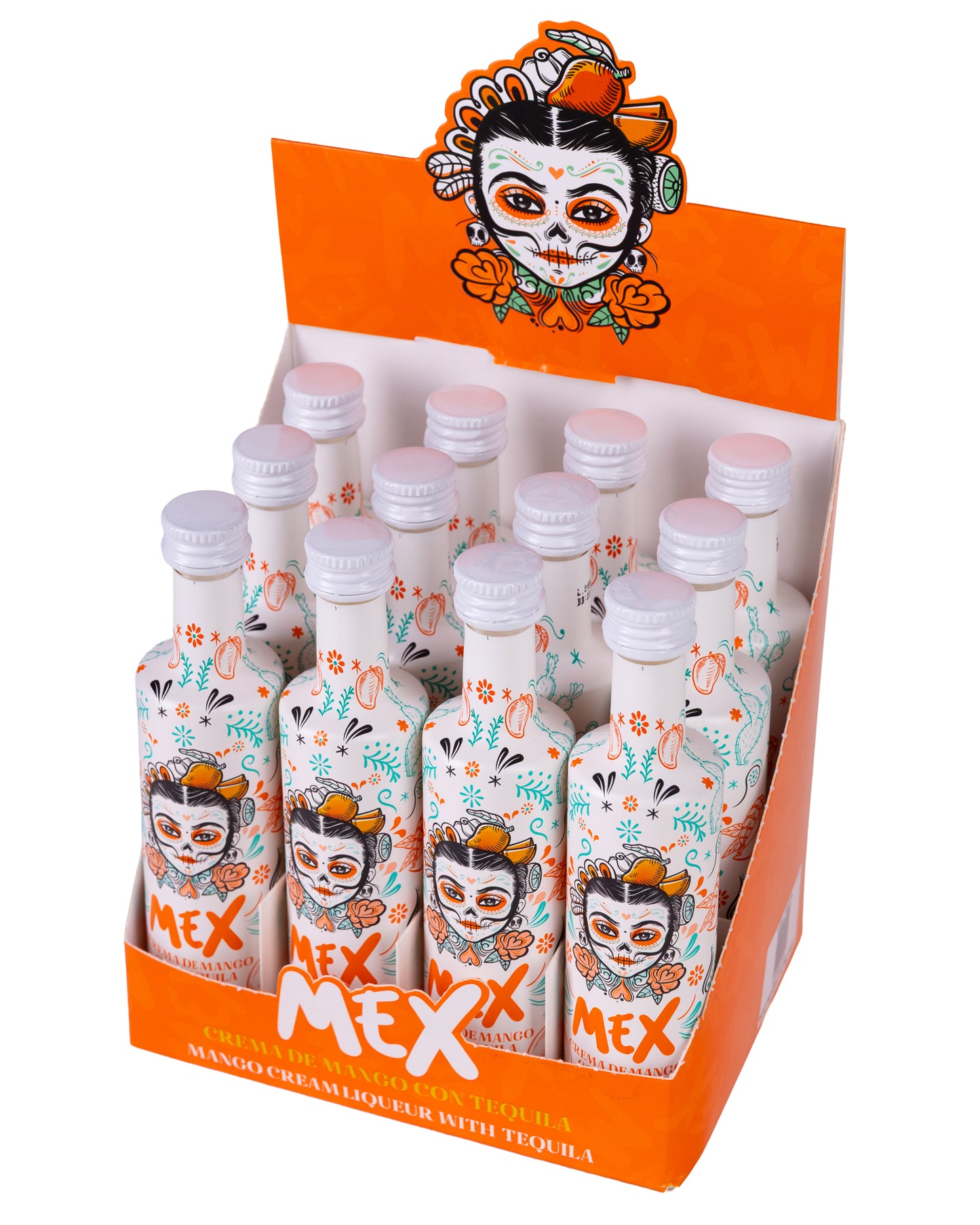 MEX Creme de Manga com Tequila 5 cl – Caixa de 12 Mini MEX (Cópia)