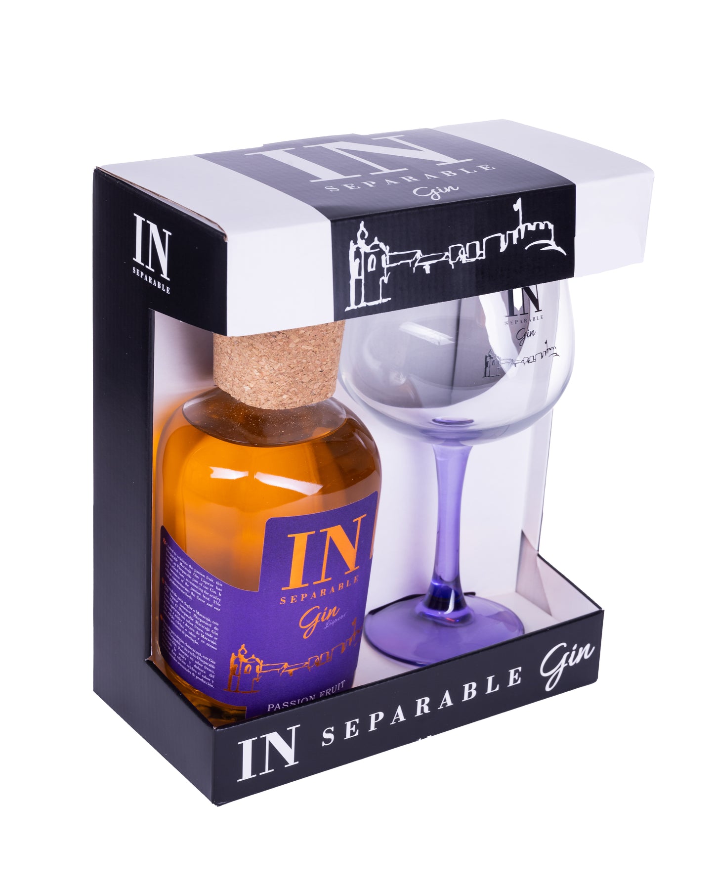 PACK INSEPARABLE MARACUJÁ - 20% VOL. 70 cl + COPO