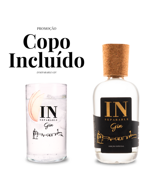 GIN INSEPARABLE EDIÇÃO ESPECIAL -  41% Vol 70cl + COPO ALTO