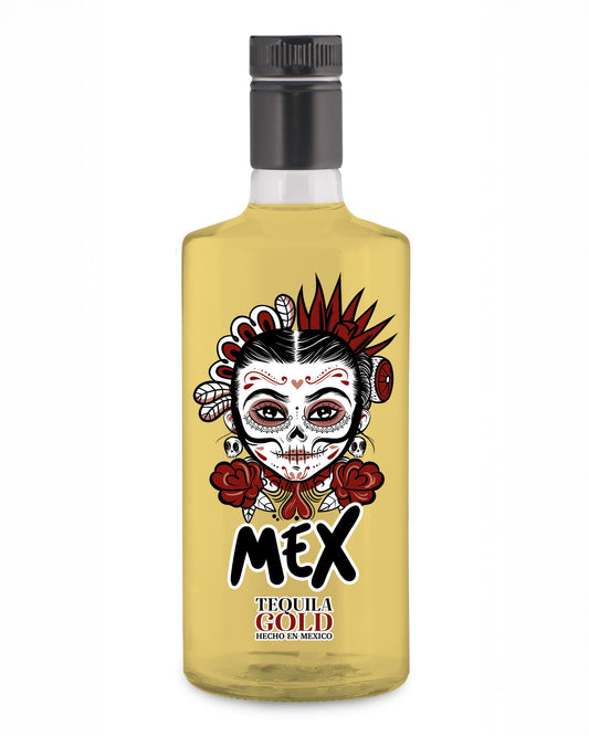 MEX TEQUILA GOLD  - 35% Vol 70cl